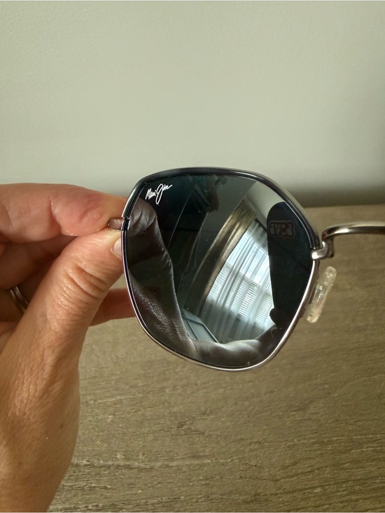 Maui Jim Silver Moon Doggy MJ 874 Titanium Frame Grey Polarized Lenses main image 6